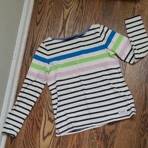 Talbots Striped Long Sleeve Tee